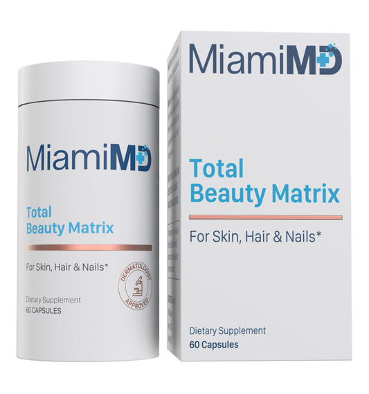 MiamiMD vista frontal del envase mostrando la marca y beneficio aparente