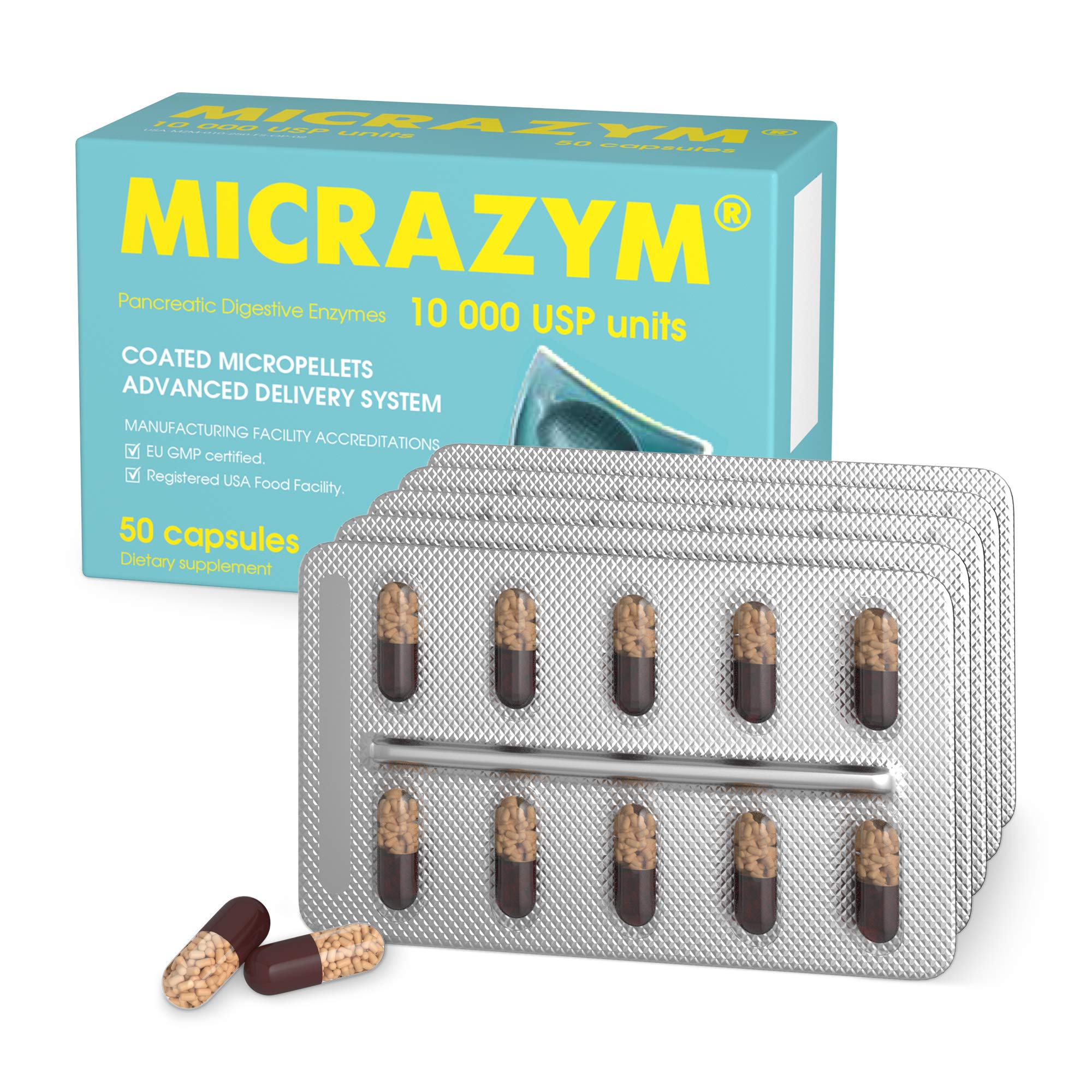 Micrazym cápsula abierta con micropellets para liberación dirigida
