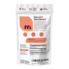 Micro Ingredients etiqueta nutricional y lista de ingredientes legible