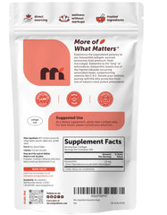 Micro Ingredients cápsula cerca de plato para tomar con comida