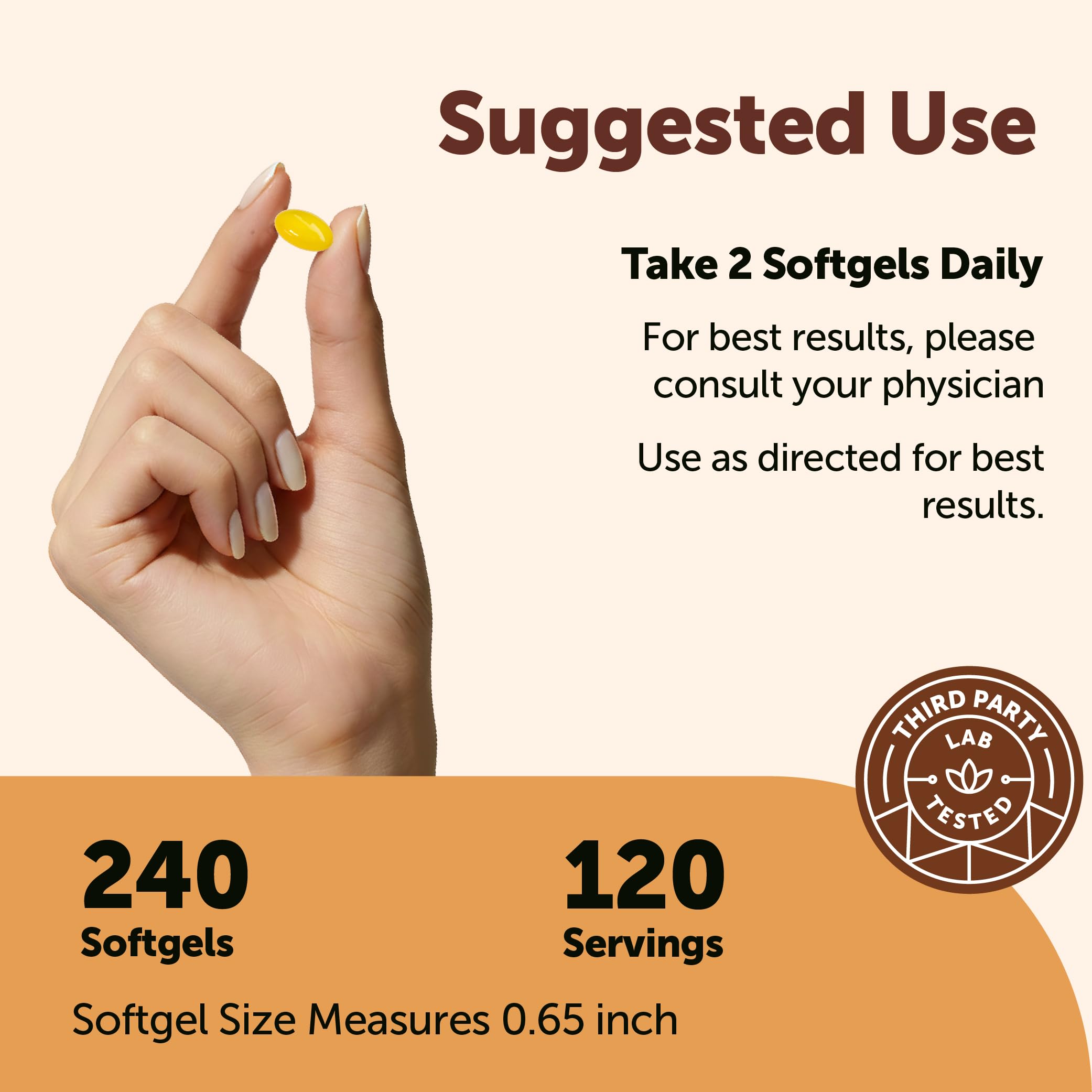 Micro Ingredients close-up de softgel mostrando superficie lisa para fácil deglución