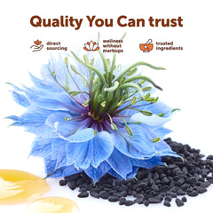 Micro Ingredients envase junto a hojas de orégano y semillas para contexto natural
