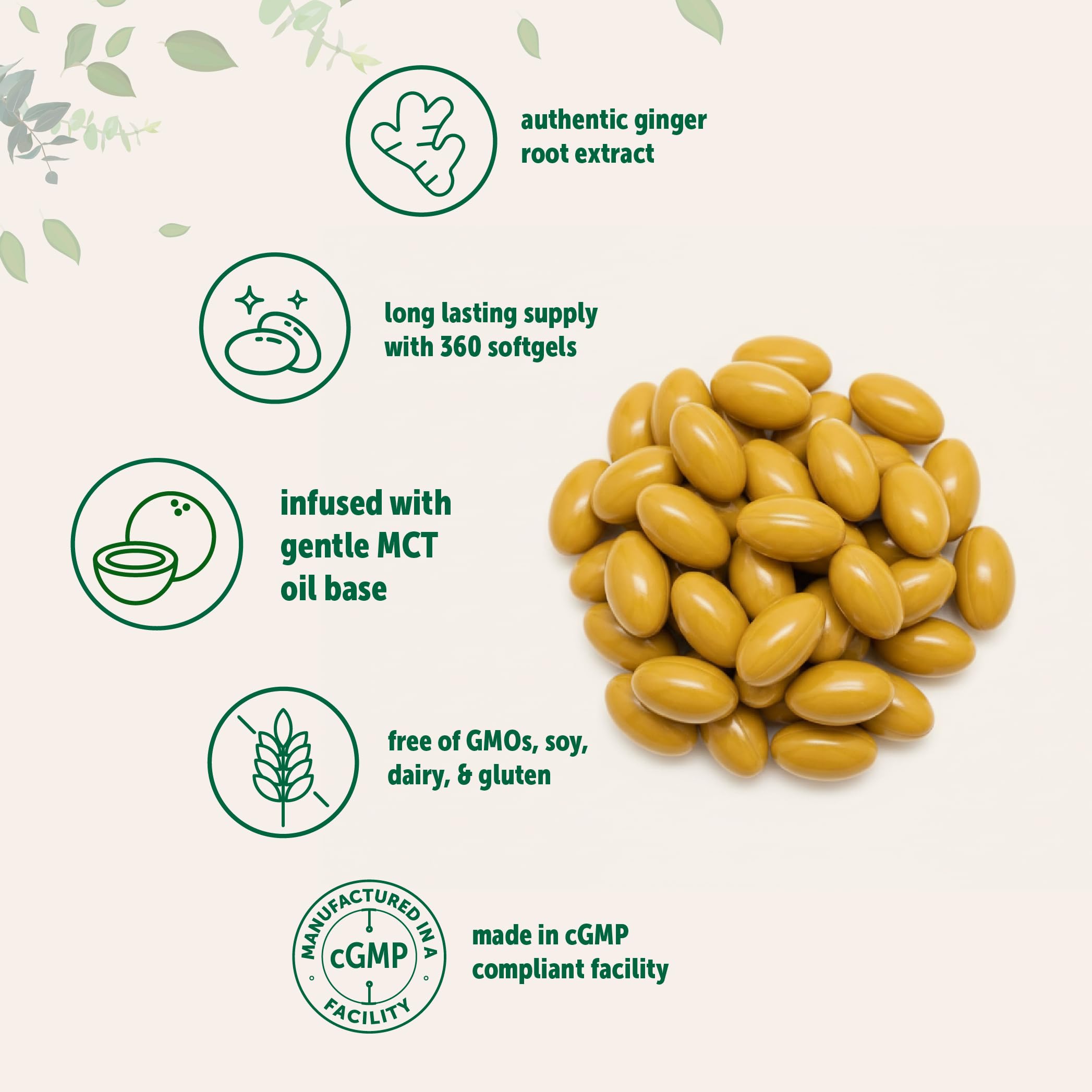 Micro Ingredients capsula abierta con aceite MCT para entrega suave