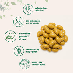Micro Ingredients capsula abierta con aceite MCT para entrega suave