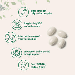 Micro Ingredients cápsula abierta con aceite de linaza mostrando ALA vegetal