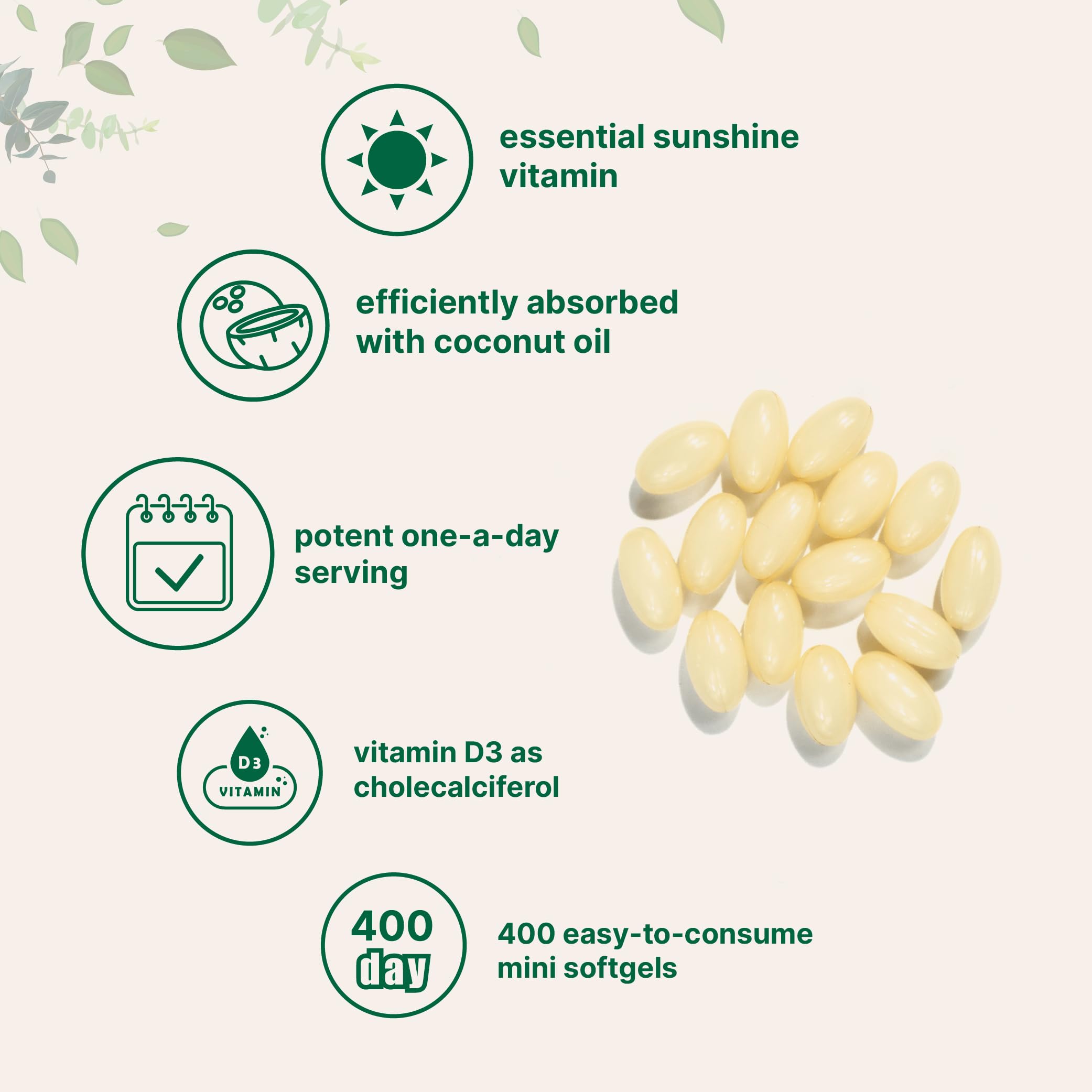 Micro Ingredients cápsula en mano mostrando tamaño pequeño y fácil de tragar