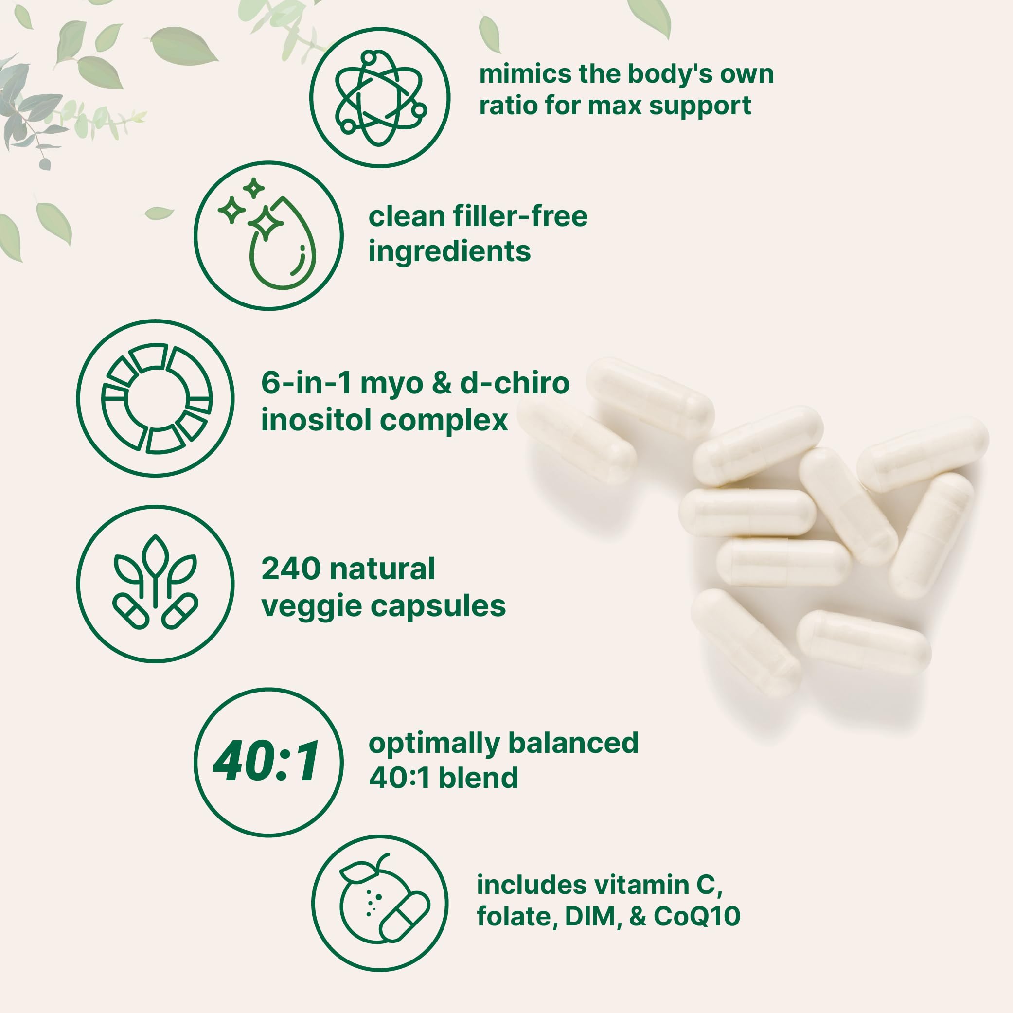 Micro Ingredients cápsula en mano para comparar tamaño y dosificación