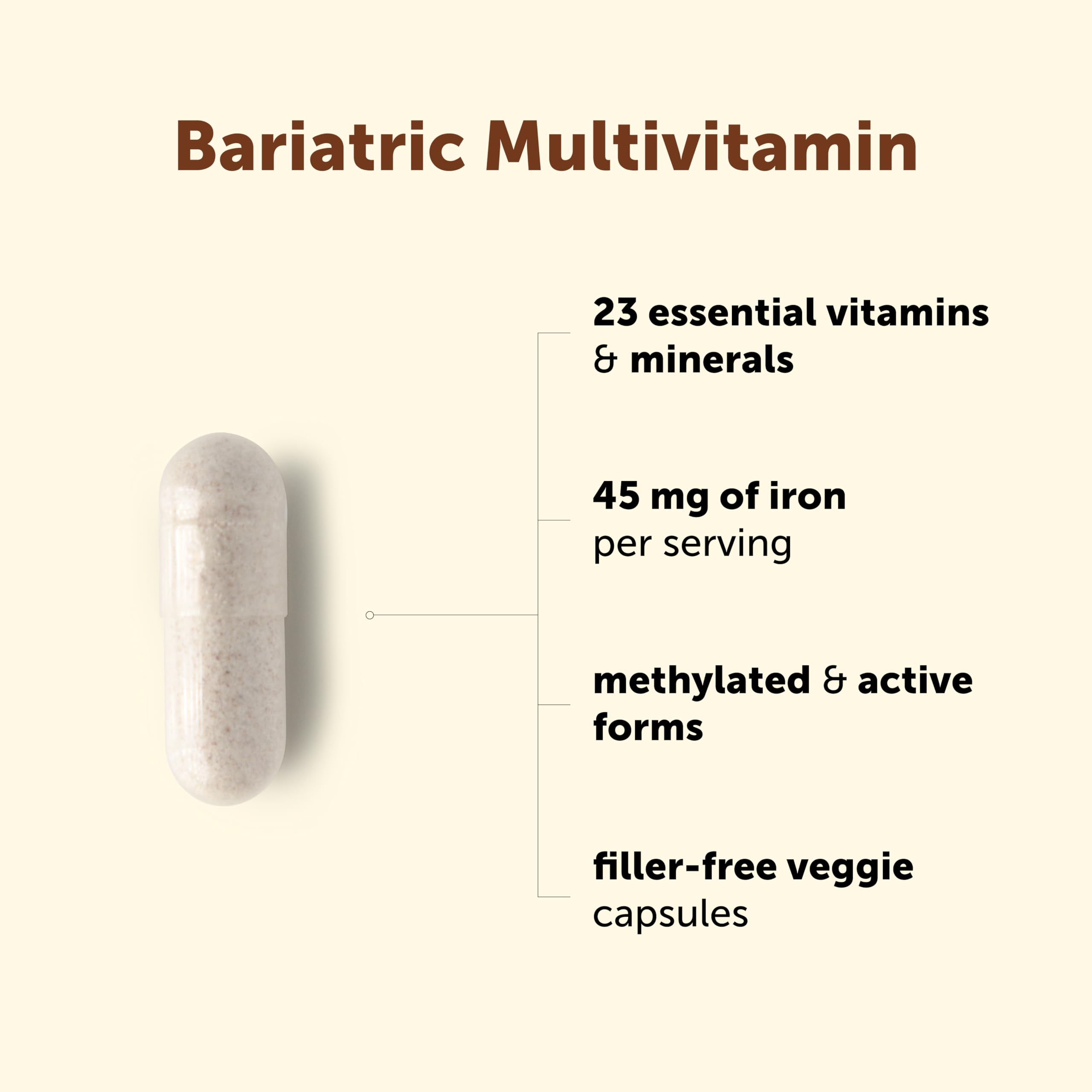 Micro Ingredients cápsula en mano para apreciar tamaño y dosificación
