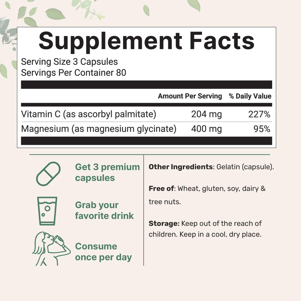 Micro Ingredients cápsulas dispuestas, detalle de forma y pureza
