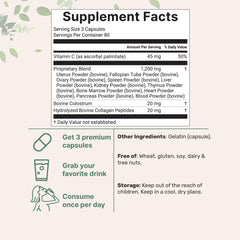 Micro Ingredients cápsulas apiladas para fácil ingestión y conveniencia