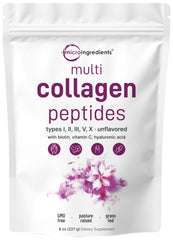 Micro Ingredients envase frontal mostrando etiqueta y beneficios visibles