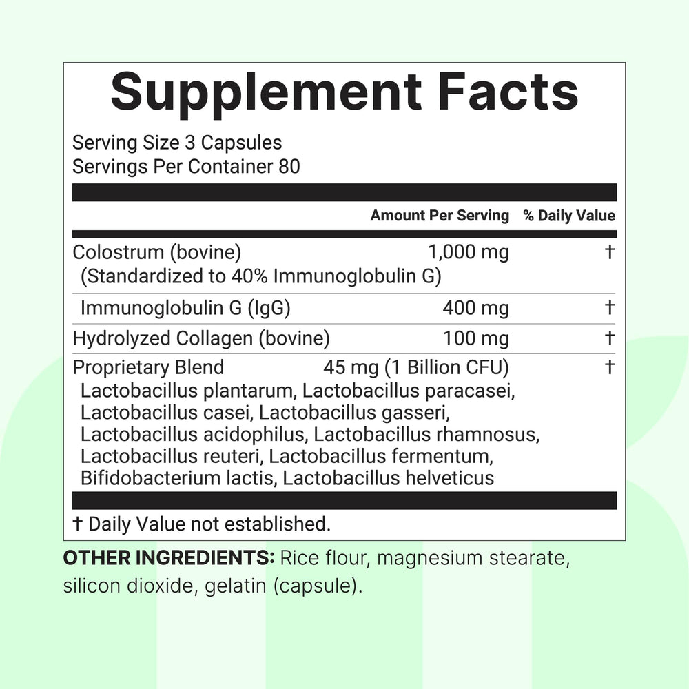 Micro Ingredients etiqueta con valores nutricionales, transparencia de ingredientes