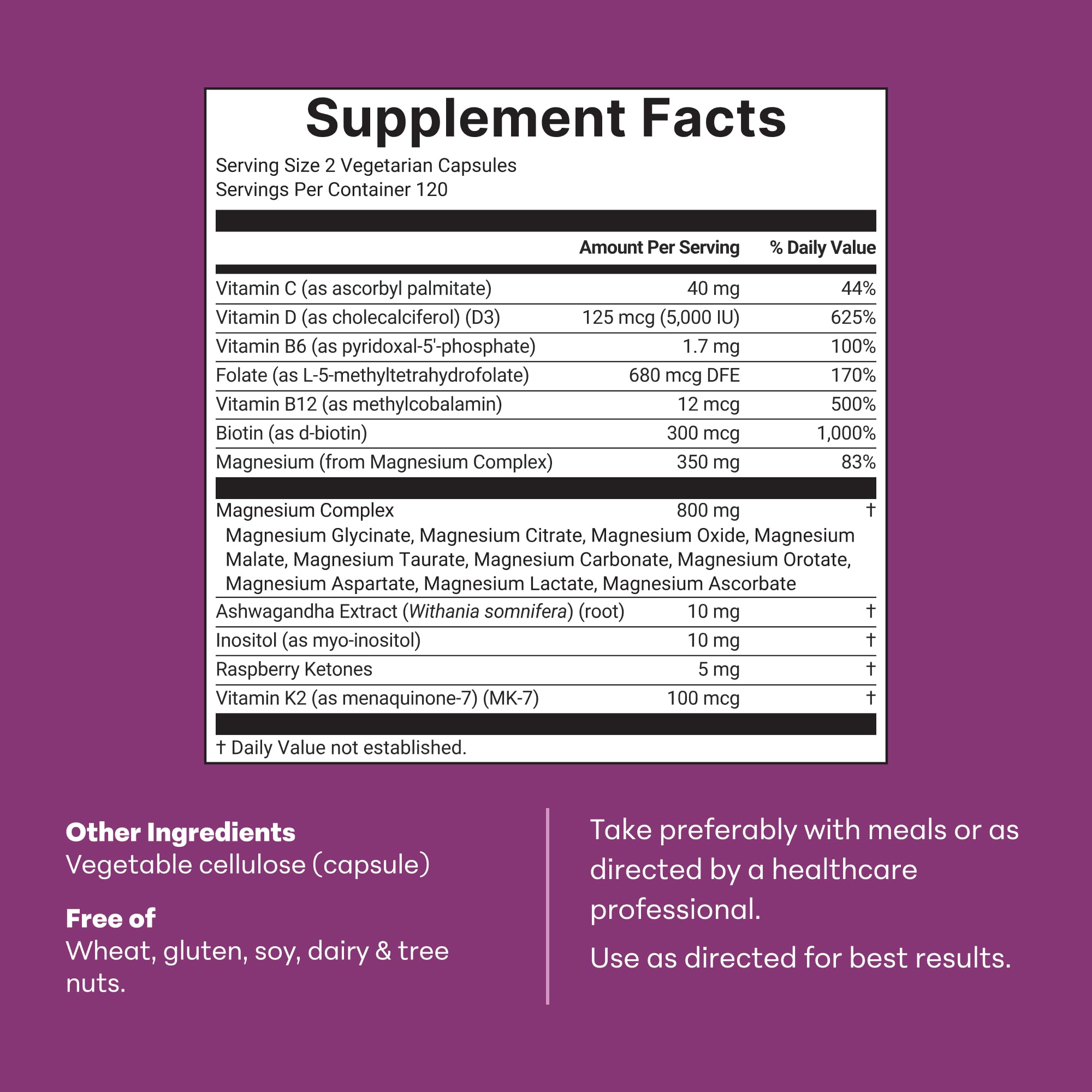 Micro Ingredients ingredientes clave como vitamina D3 y K2 representados