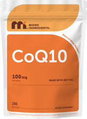 Micro Ingredients frasco frontal mostrando 240 cápsulas y etiqueta clara