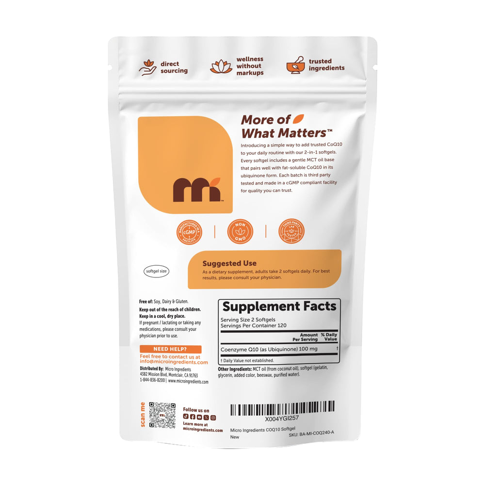 Micro Ingredients frasco sobre mesa con desayuno para uso cotidiano