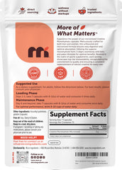 Micro Ingredients cápsulas junto a equipo de gimnasio para uso preentreno