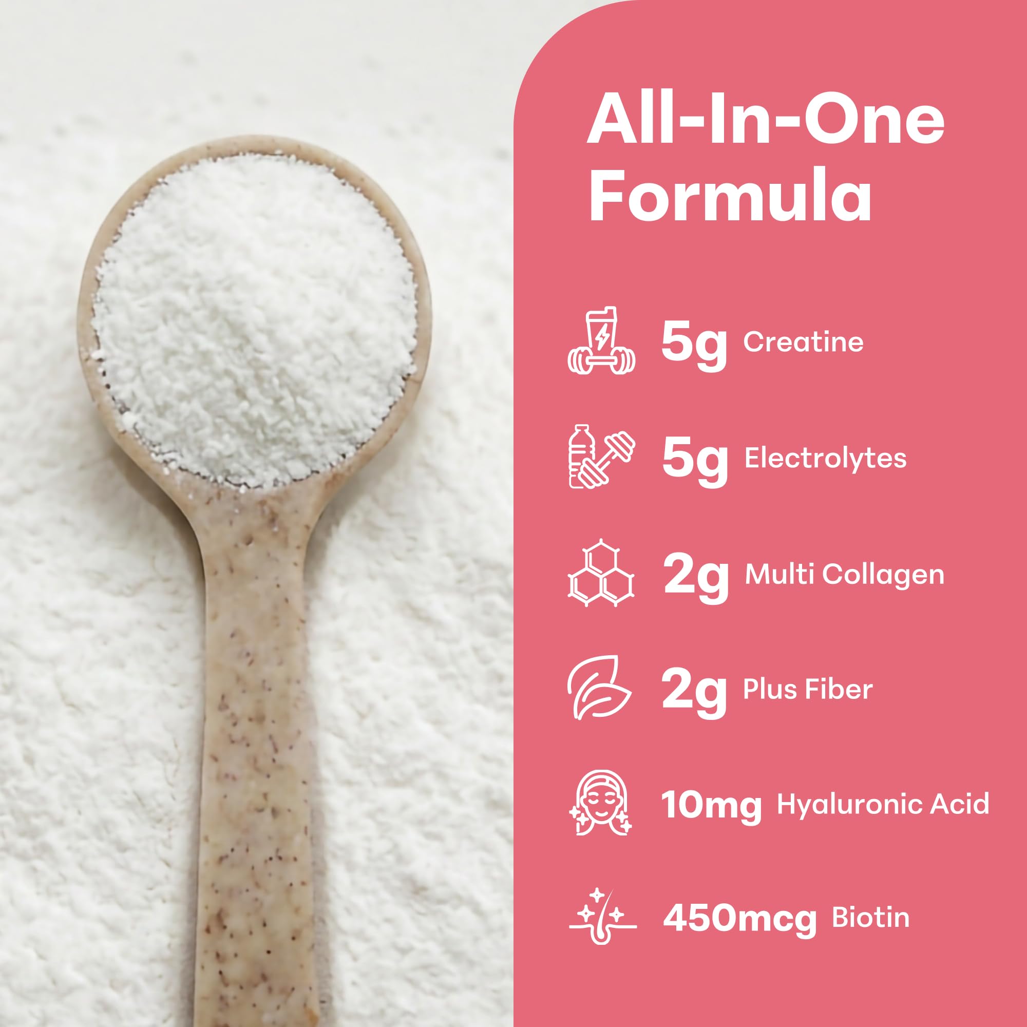 Polvo de Micro Ingredients textura fina mostrando disolución y homogeneidad