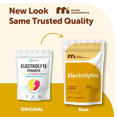 Micro Ingredients etiqueta con lista de ingredientes y certificados de calidad