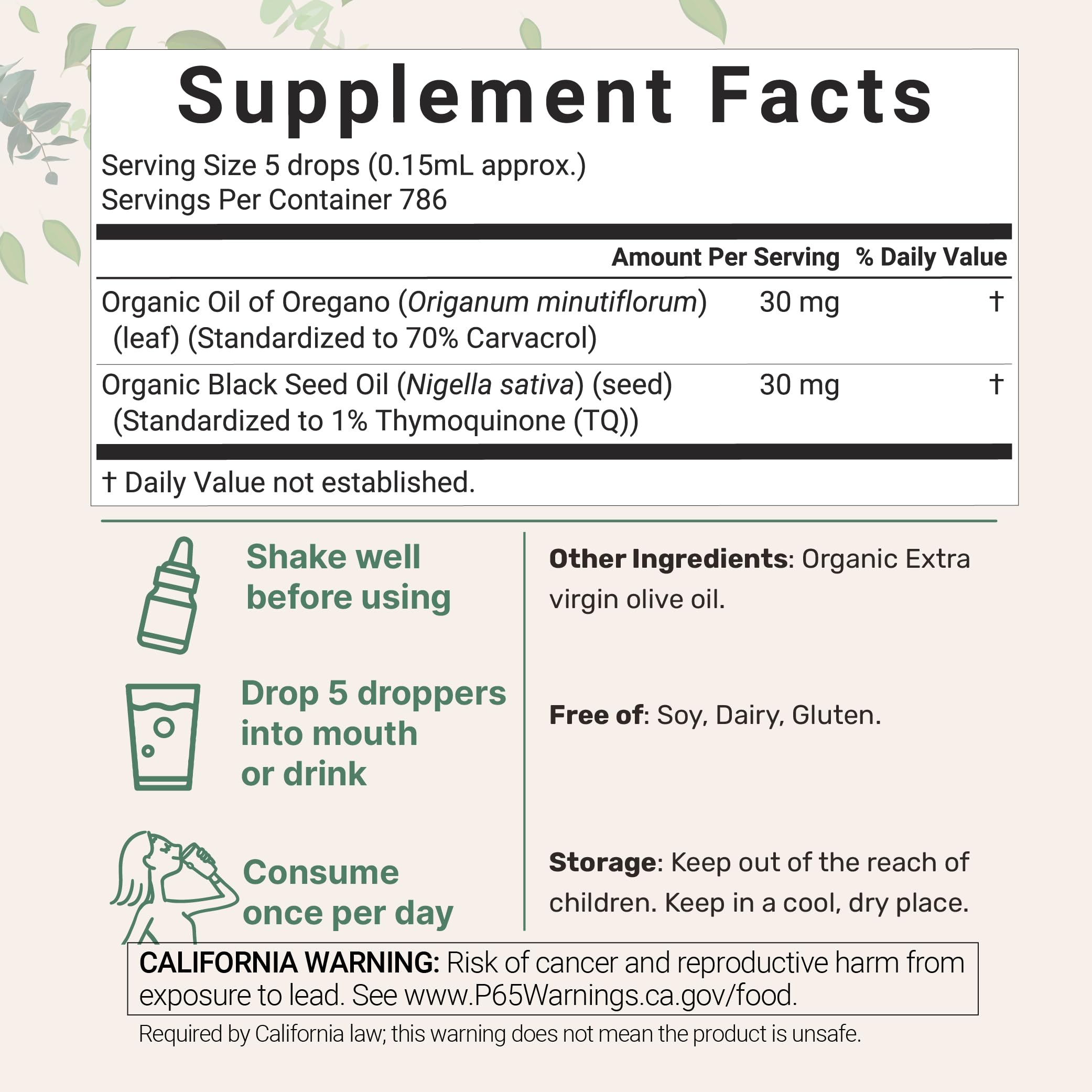 Micro Ingredients primer plano del gotero para dosificación precisa