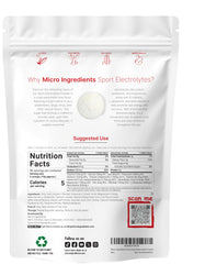 Micro Ingredients detalle del polvo y textura fina, mezcla fácil de disolver