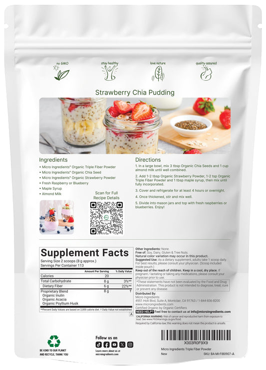 Micro Ingredients primer plano de la textura del polvo, fácil disolución y mezcla
