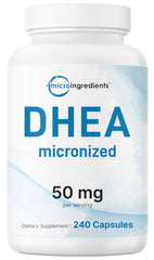 Micro Ingredients frasco frontal mostrando 240 cápsulas y claridad de etiqueta