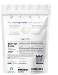Micro Ingredients detalle del polvo en primer plano, textura fina fácil de disolver