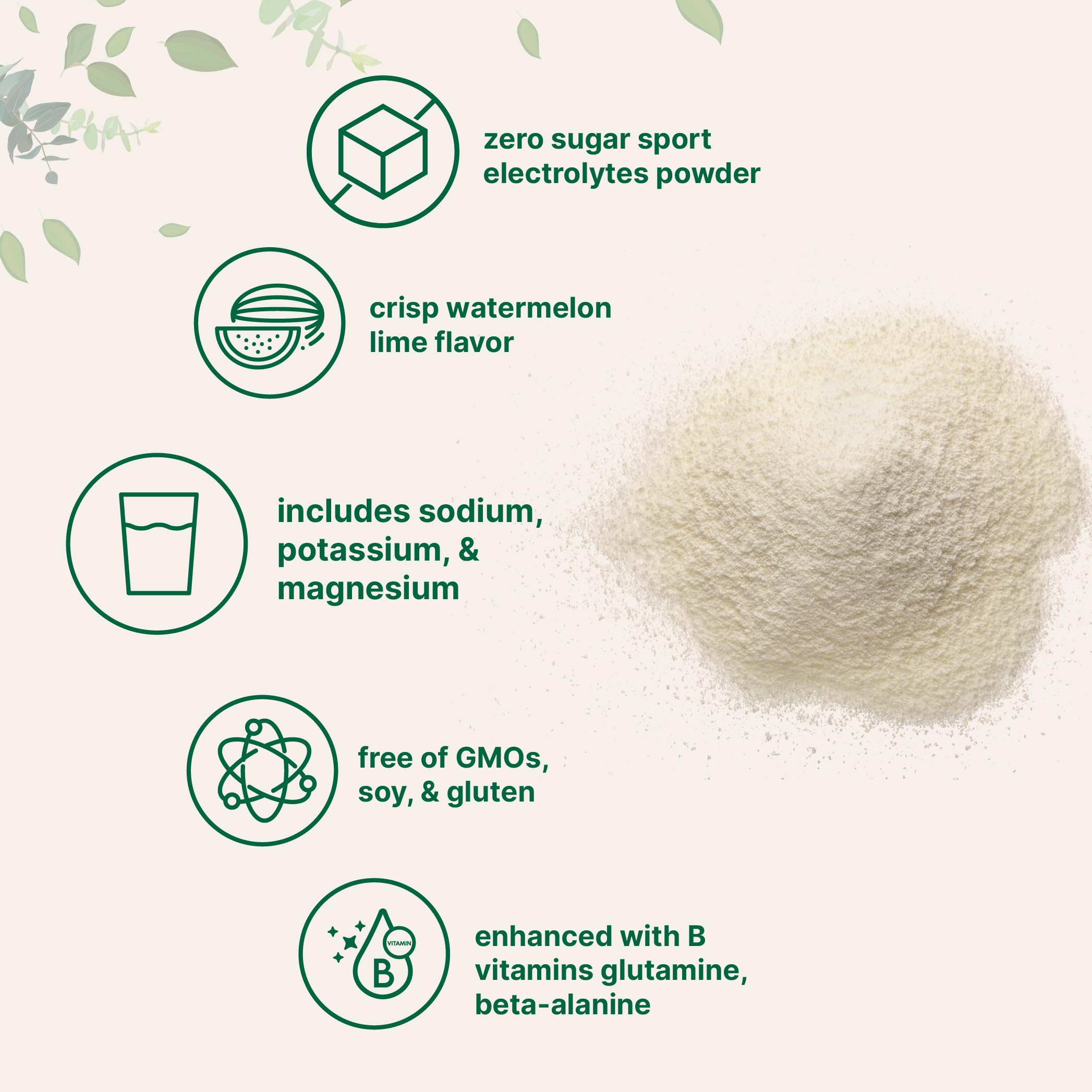Micro Ingredients vaso con bebida sandía-lima, hidratación refrescante al instante