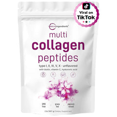 Micro Ingredients envase frontal mostrando el diseño y cantidad 2 lb, claridad de marca