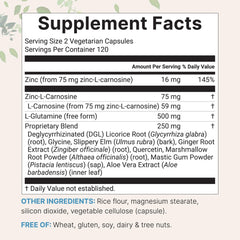 Micro Ingredients etiqueta con ingredientes y dosis para comprobación rápida