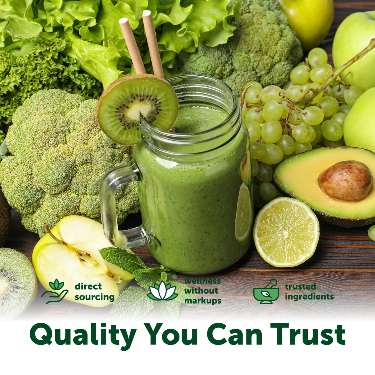 Micro Ingredients etiqueta con información nutricional y certificaciones visibles
