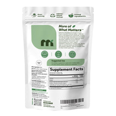 Micro Ingredients etiqueta nutricional en primer plano destacando ingredientes y pruebas