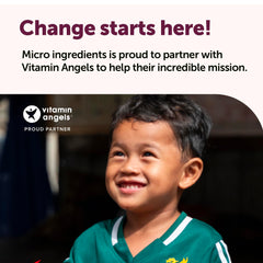Micro Ingredients frasco abierto sobre mesa mostrando cantidad de 240 cápsulas