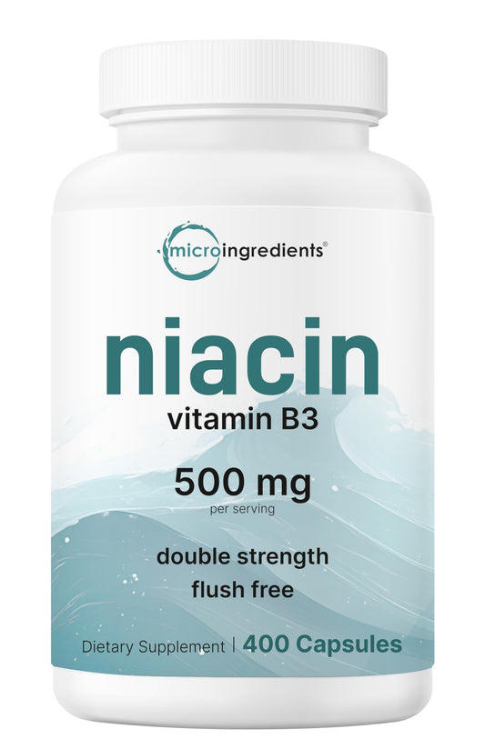 Micro Ingredients frasco frontal mostrando etiqueta y beneficio de doble fuerza