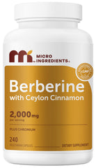 Micro Ingredients frasco frontal mostrando etiqueta clara y beneficio de concentración