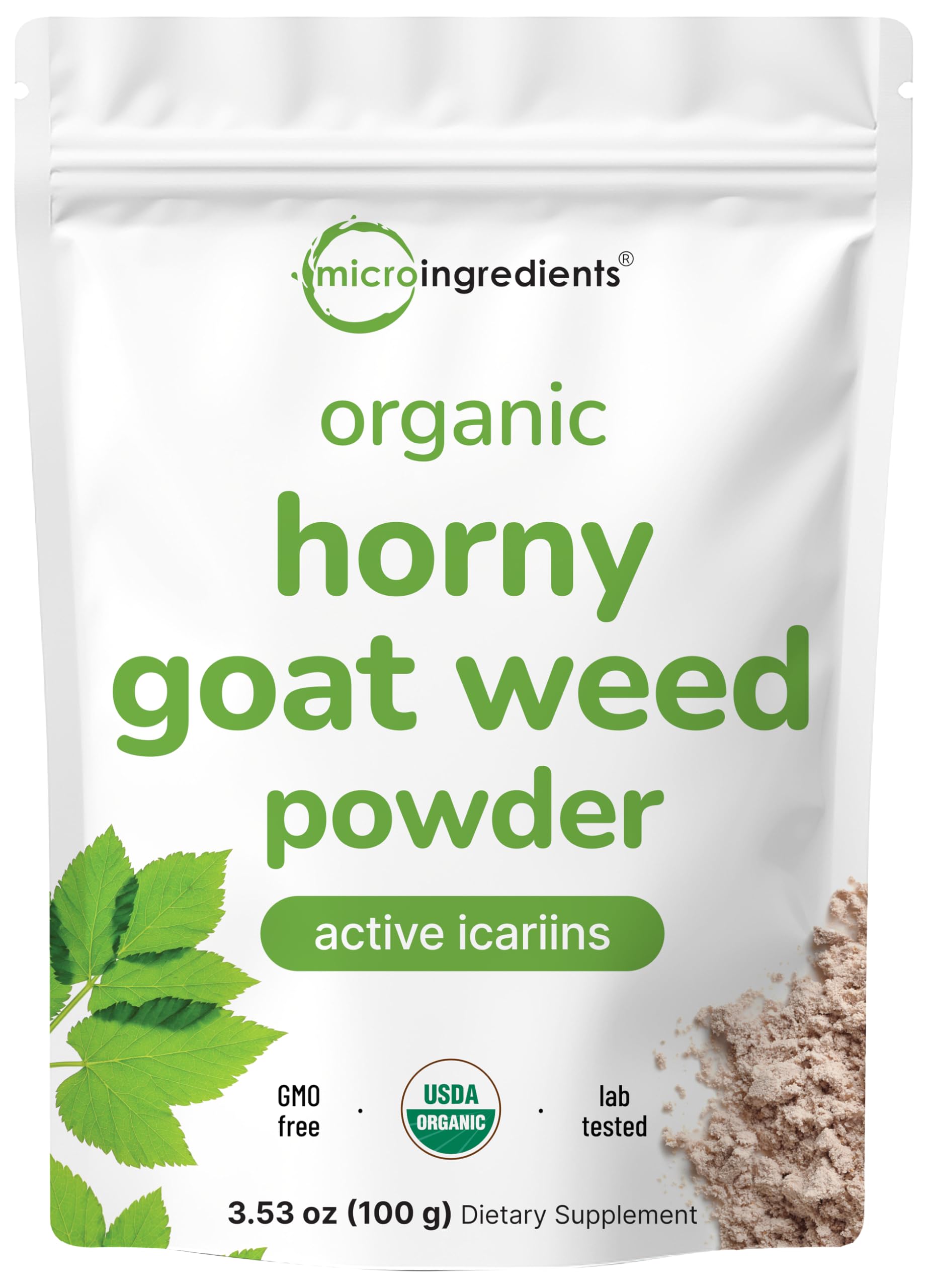 Micro Ingredients frente del empaque mostrando el pouch y la marca, ideal para elegir con confianza
