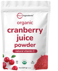 Micro Ingredients frente del empaque mostrando polvo orgánico y beneficio de pureza