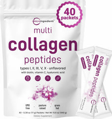 Micro Ingredients empaque frontal mostrando sobres y beneficios prácticos