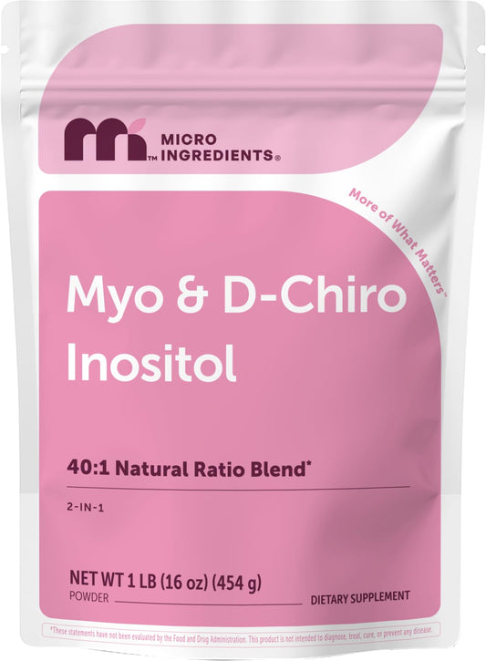 Micro Ingredients frente del empaque mostrando el envase y porciones