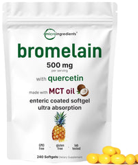 Micro Ingredients frente del envase mostrando 240 cápsulas y beneficios de alta absorción