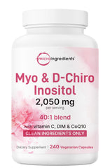 Micro Ingredients frasco frontal mostrando etiqueta y beneficios