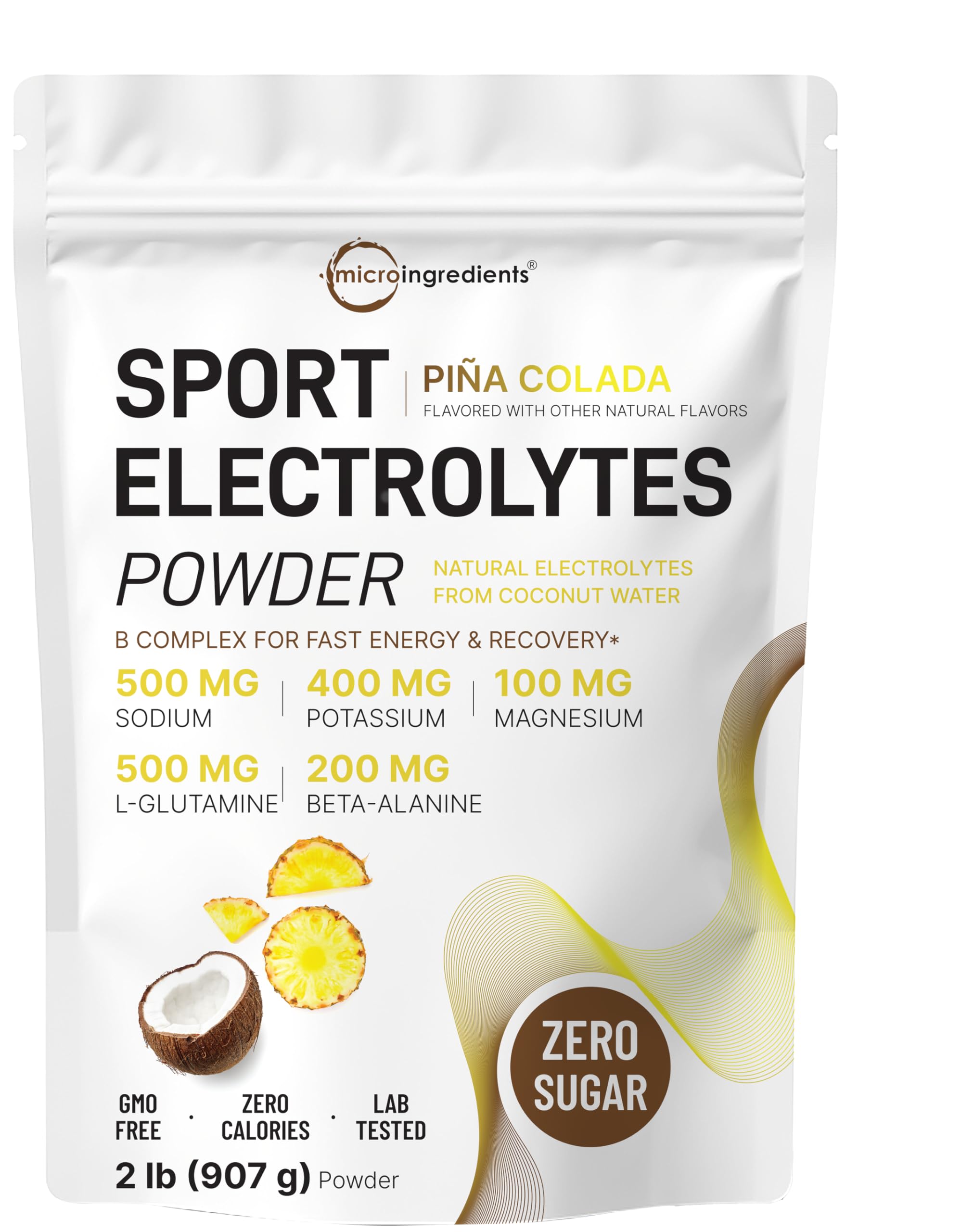Micro Ingredients envase frontal mostrando etiqueta y beneficios