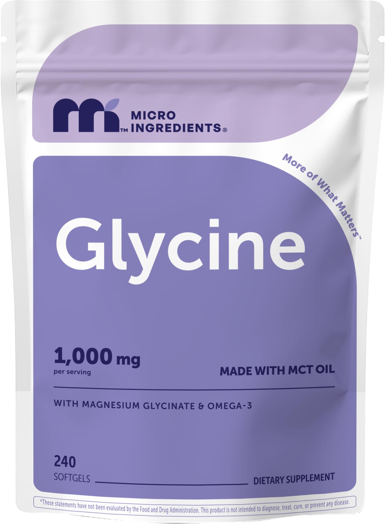 Micro Ingredients envase frontal, visual claro del producto y beneficio de dosis alta