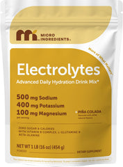 Micro Ingredients vista frontal del envase mostrando el diseño y beneficios