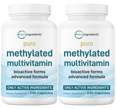 Micro Ingredients frontal del envase mostrando el diseño y beneficio de pureza