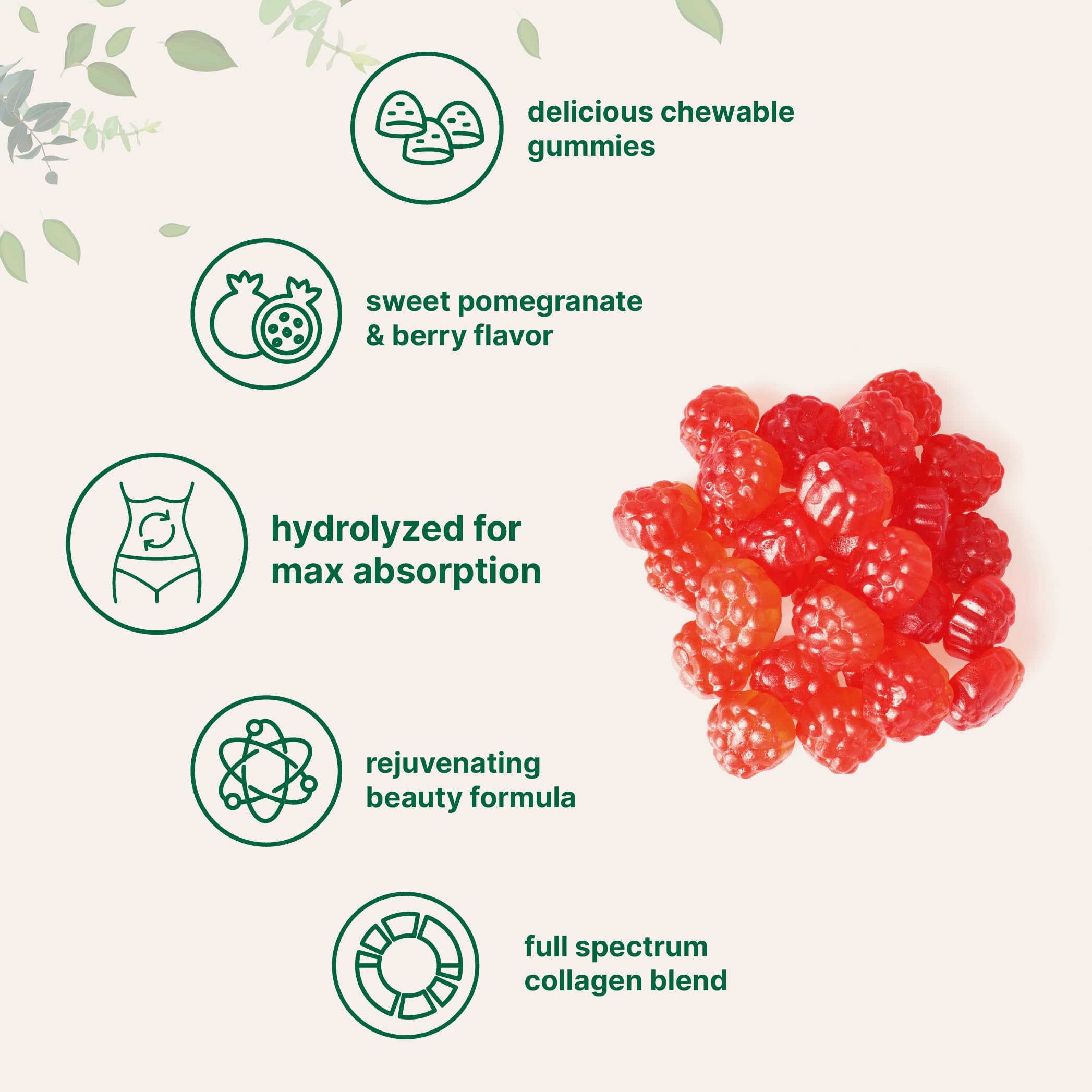 Micro Ingredients primer plano de una gomita para apreciar la consistencia