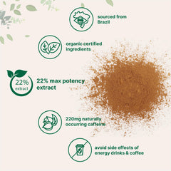 Micro Ingredients polvo mezclado en batido saludable para energía sostenida
