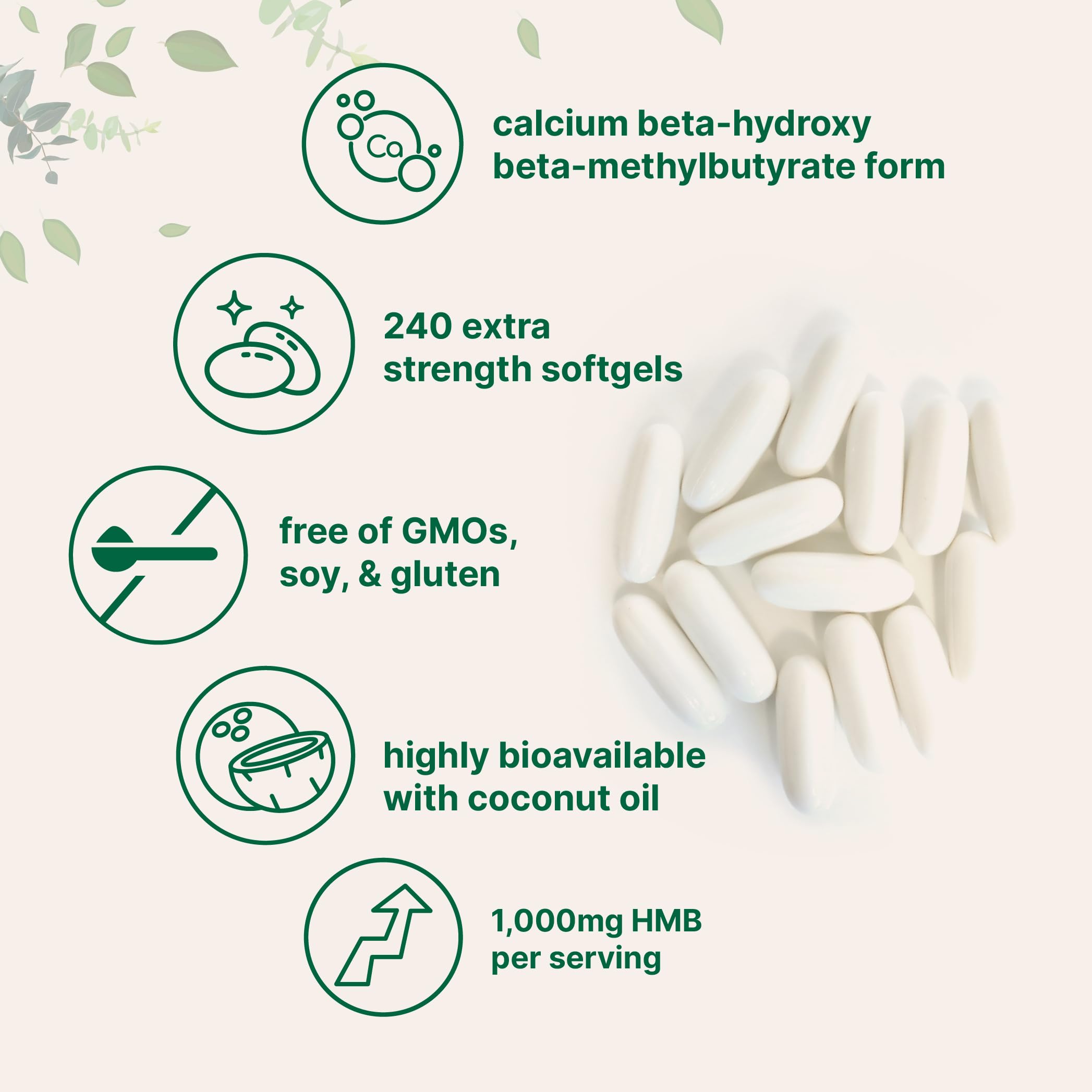 Micro Ingredients softgel en mano para comparar tamaño y facilidad de ingestión