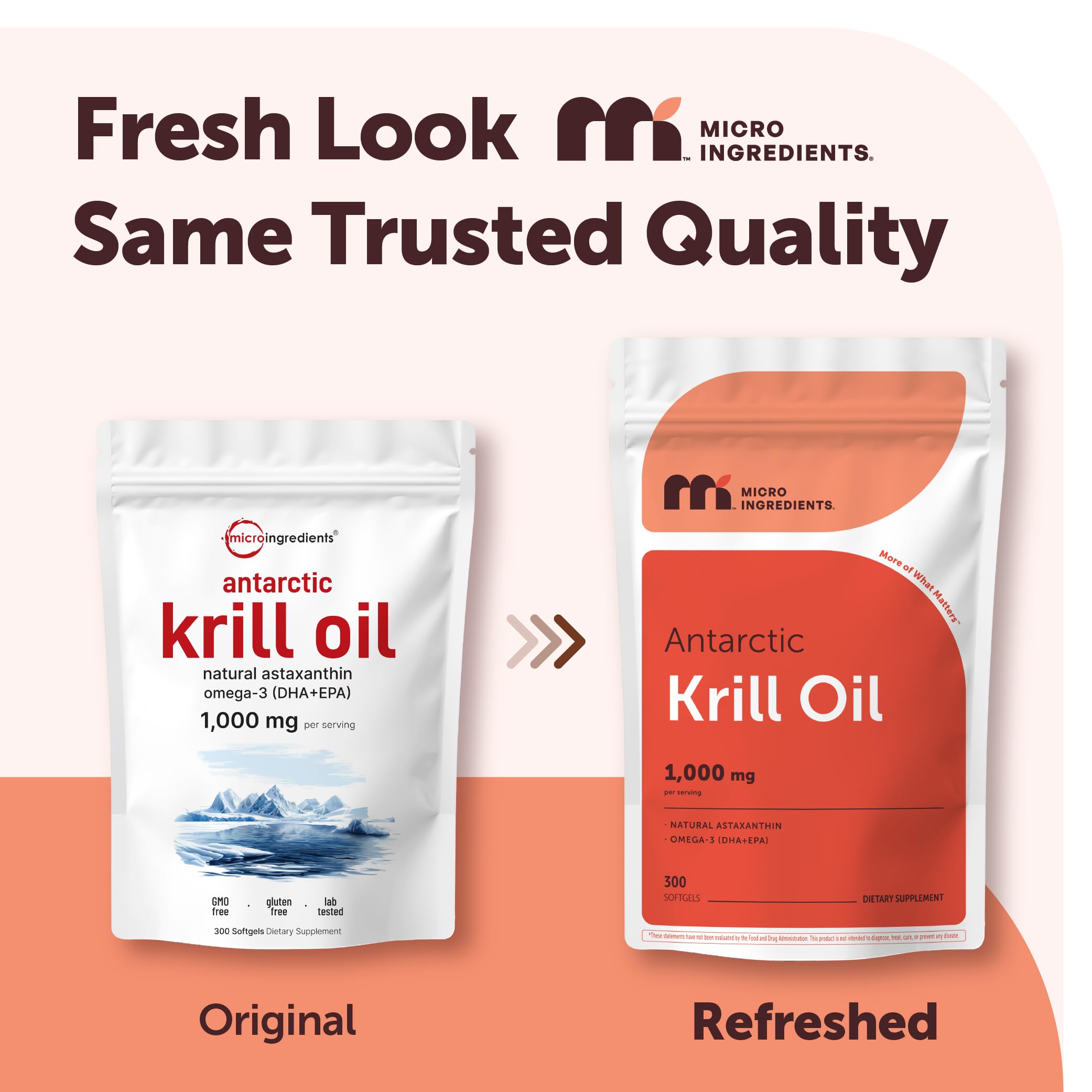 Micro Ingredients softgel en mano para visualización de tamaño y facilidad de ingesta