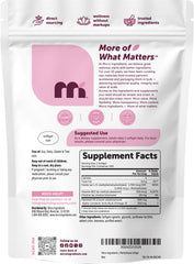 Comparación de tamaño Micro Ingredients cápsula junto a monedas para referencia de escala